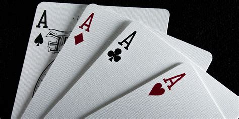 4 Ases De Mao De Poker