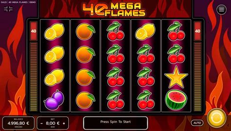 40 Mega Flames Slot Gratis