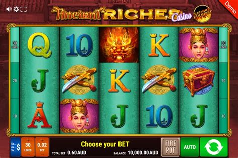 Ancient Riches Casino Red Hot Firepot Bet365