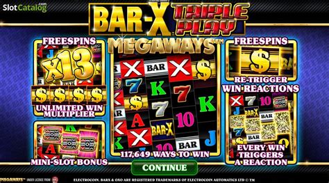 Bar X Triple Play Megaways Betano