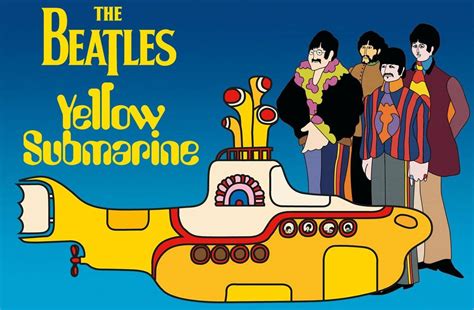 Beatles Yellow Submarine Maquina De Fenda