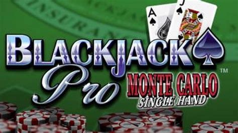 Blackjack Pro Montecarlo Sh Betsson