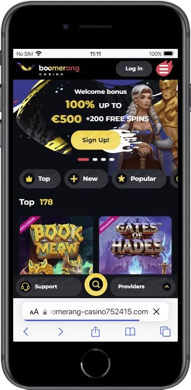 Boomerang Bet Casino App