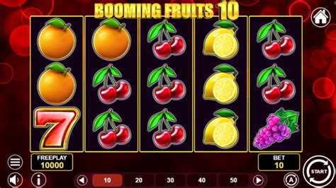 Booming Fruits 10 Novibet