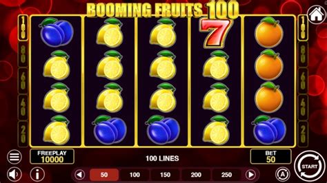 Booming Fruits 100 888 Casino