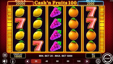 Cash N Fruits 100 Hold Win Leovegas