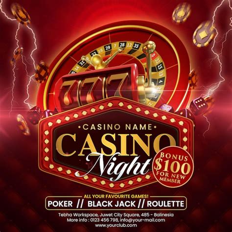 Casino Flyer Modelo