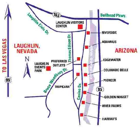 Casino Mapa Laughlin Nevada