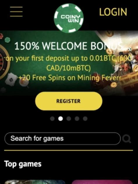 Coinywin Casino Login