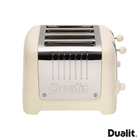 Dualit 46202 4 Slot Lite Torradeira Em Creme Acabamento De Brilho