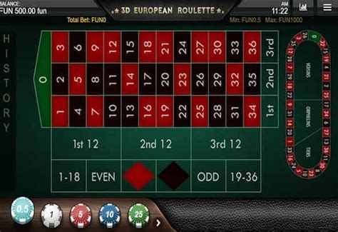 European Roulette 3d Advanced Pokerstars