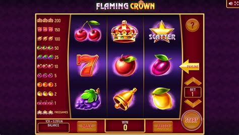 Flaming Crown Pull Tabs Leovegas