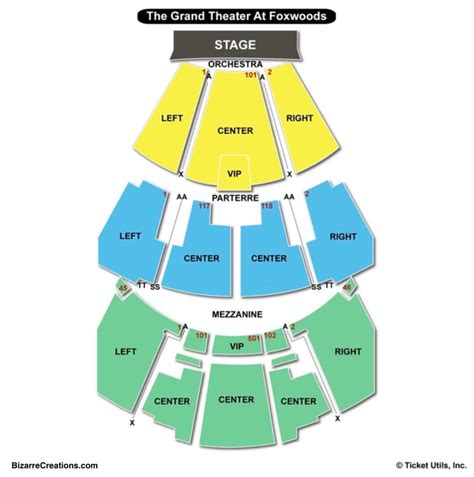 Foxwoods Casino Arena De Estar Grafico