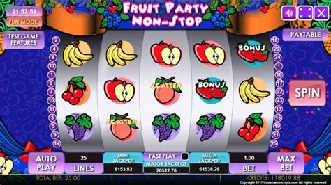 Fruit Party Non Stop Pokerstars
