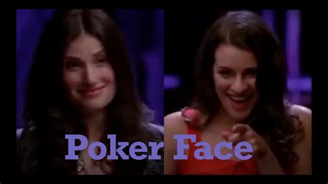 Glee Rachel Canta Poker Face