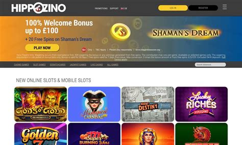 Hippozino Casino Login