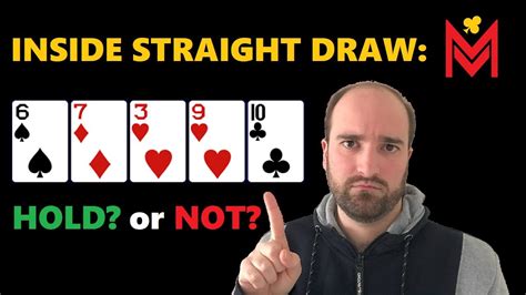 Inside Straight Draw Poker