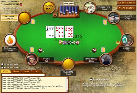 Jeu De Poker En Ligne Gratuit Avec Argent Virtuel