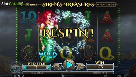 Jogar Siren S Treasure 15 Lines Com Dinheiro Real