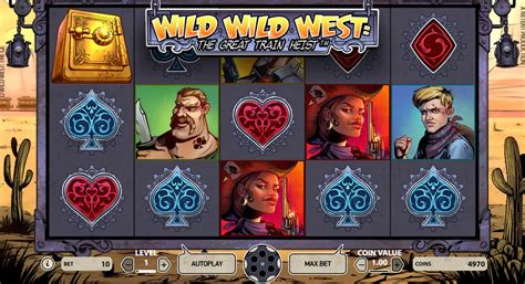 Jogar Wild Wild West The Great Train Heist No Modo Demo