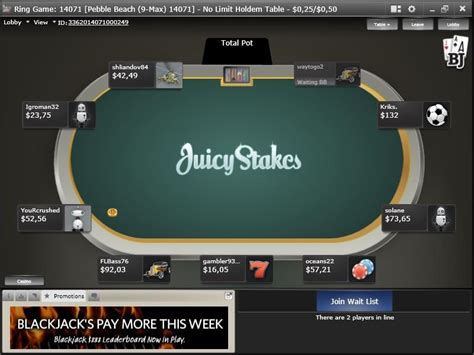 Juicy Stakes Poker Codigo De Bonus De Deposito