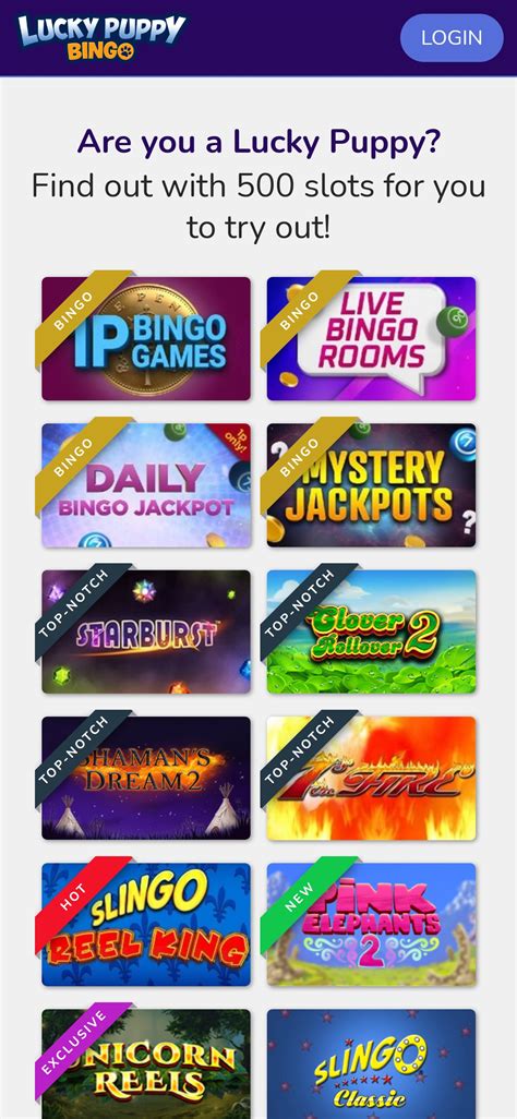 Lucky Puppy Bingo Casino Download