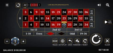 Luxe Roulette Multipliers Betano