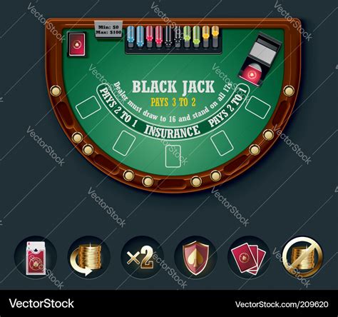 Mesa De Blackjack Layout