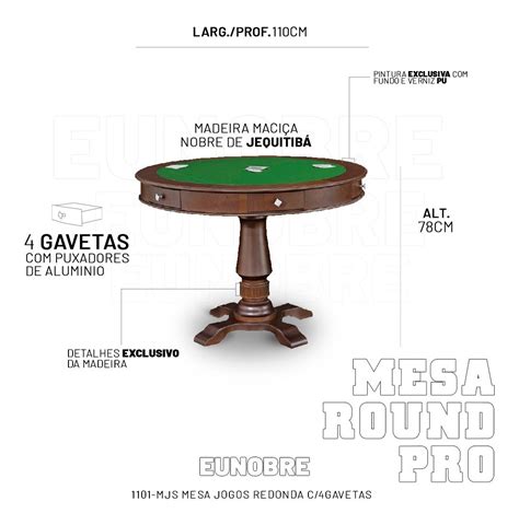 Mesa De Poker Planos De Madeira