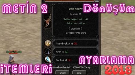 Metin2 Slot Exp Ayarlama