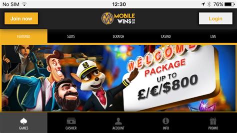 Mobile Wins Casino Apostas