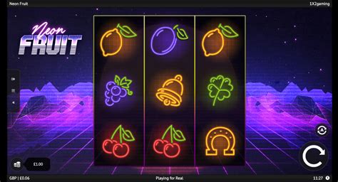 Neon Fruit Pokerstars