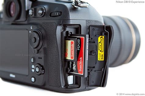 Nikon D810 Slots De Memoria
