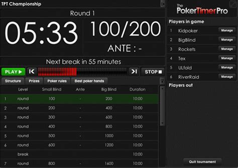 Poker Blinds Timer Mac