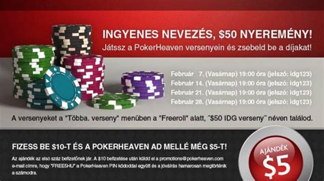 Poker Ingyenes Versenyek