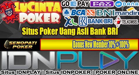 Principal Do Poker Uang Asli Bri