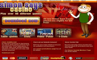 Simon Says Casino Online