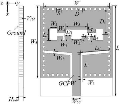 Siw Slot Matriz De Antena