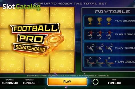 Slot Football Pro Scratchcard