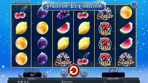 Slot Fruits On Ice Collection 20 Lines