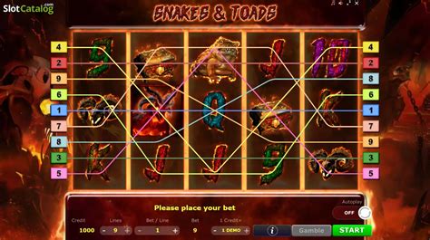 Snakes Toads Slot Gratis