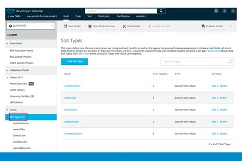 Tipos De Slot Alexa