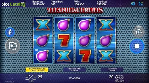 Titanium Fruits Slot - Play Online