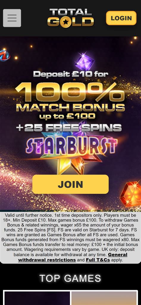 Total Gold Casino Mobile