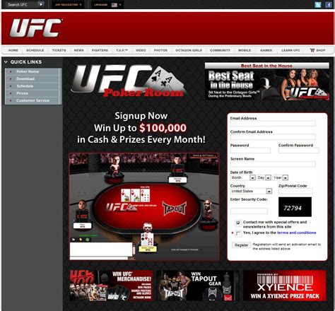 Ufc Poker Patrocinador