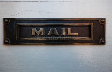 Vintage Mail Porta Da Ranhura
