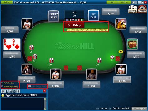 William Hill Poker Bonus