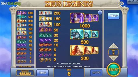 Zeus Legends 3x3 Leovegas